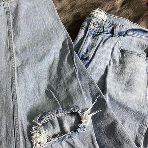Abercrombie & Fitch Light Blue Boyfriend Jeans